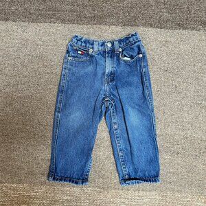 Vintage Tommy Hilfiger 100% Cotton YKK Zipper Baby Toddler Jeans 18-24 Months